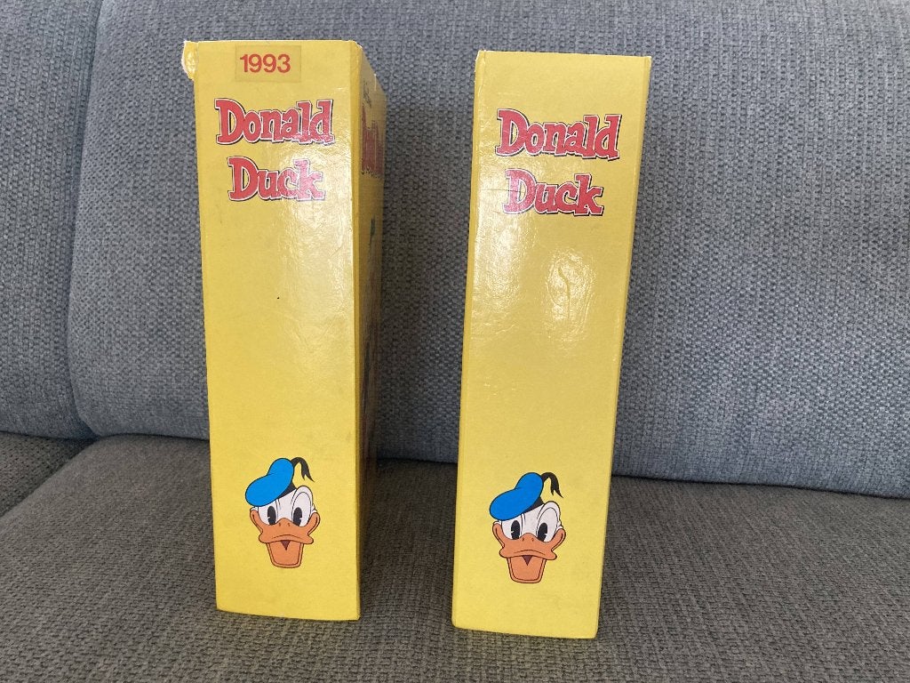 Complete Donald Duck jaargang 1993 in twee mappen, Gelezen, Complete serie of reeks, Europa, Ophalen of Verzenden
