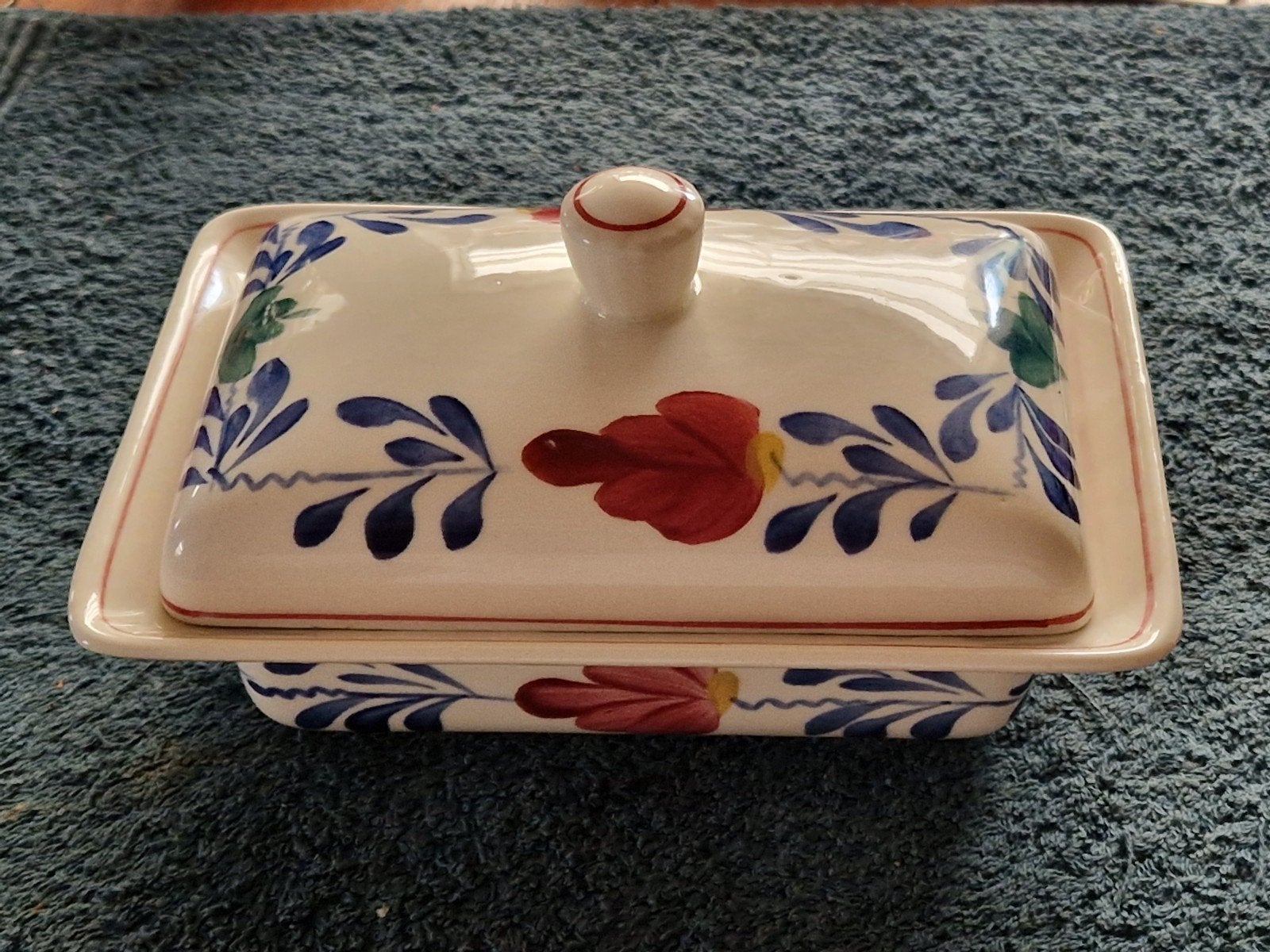 Vintage Boerenbont botervloot Petrus Regout Royal Sphinx Maa, Ophalen of Verzenden