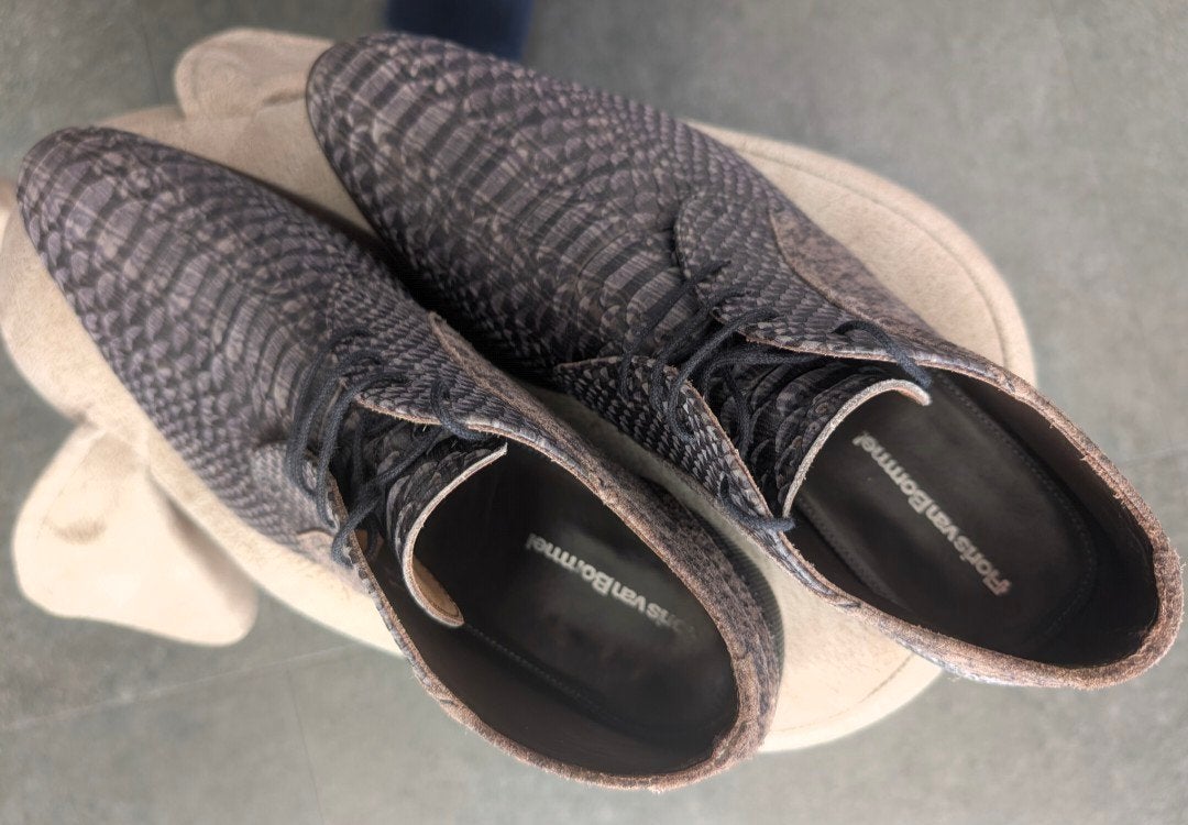 fraaie van bommel herenschoenen 42.5 / 8.5 z.g.a.n., Ophalen of Verzenden, Zo goed als nieuw, Overige kleuren