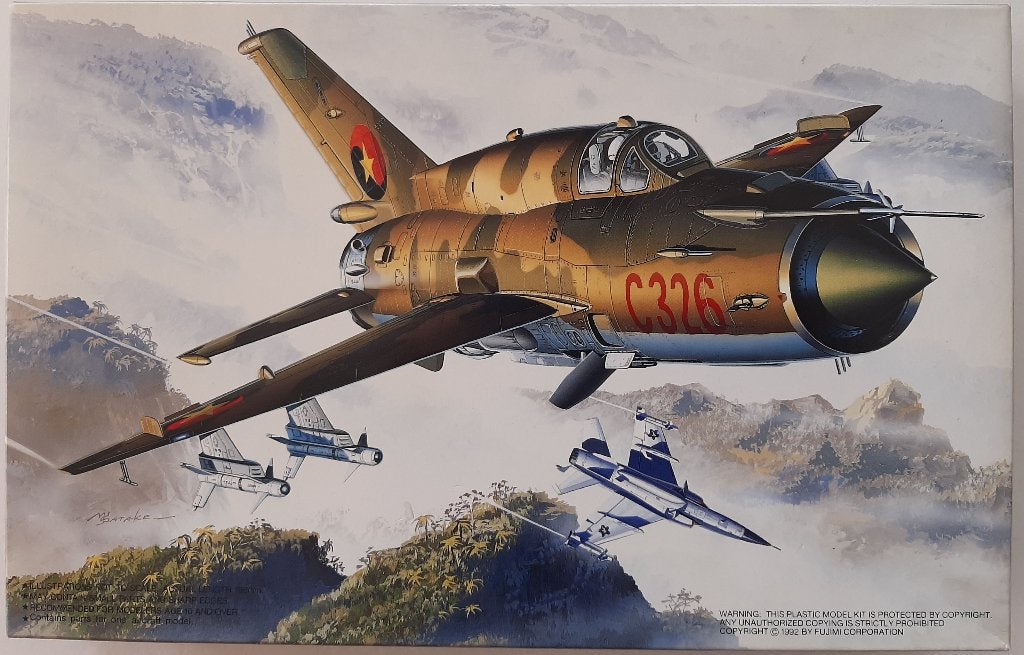 Fujimi 1/72 MiG-21MF 'African MiG' modelbouwkit, Overige merken, 1:72 tot 1:144, Verzenden, Nieuw