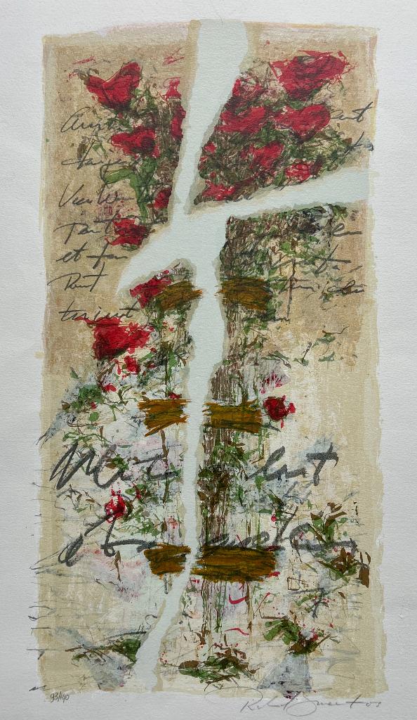 Zeefdruk Richard Smeets  ZOMEROPRUIMING, Antiek en Kunst, Kunst | Litho's en Zeefdrukken, Verzenden