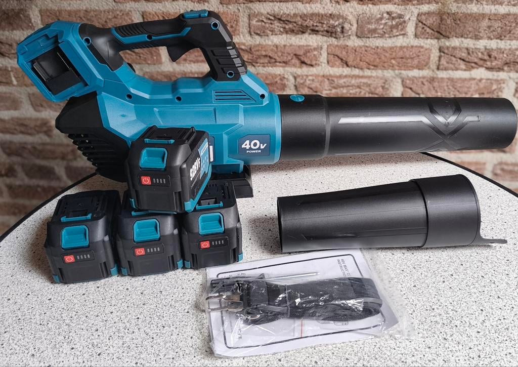 Turbo Bladblazer 36Volt + 4x 6.0Ah accu. Makita Compatible., Nieuw, Ophalen of Verzenden, Seesii for Makita, Accu
