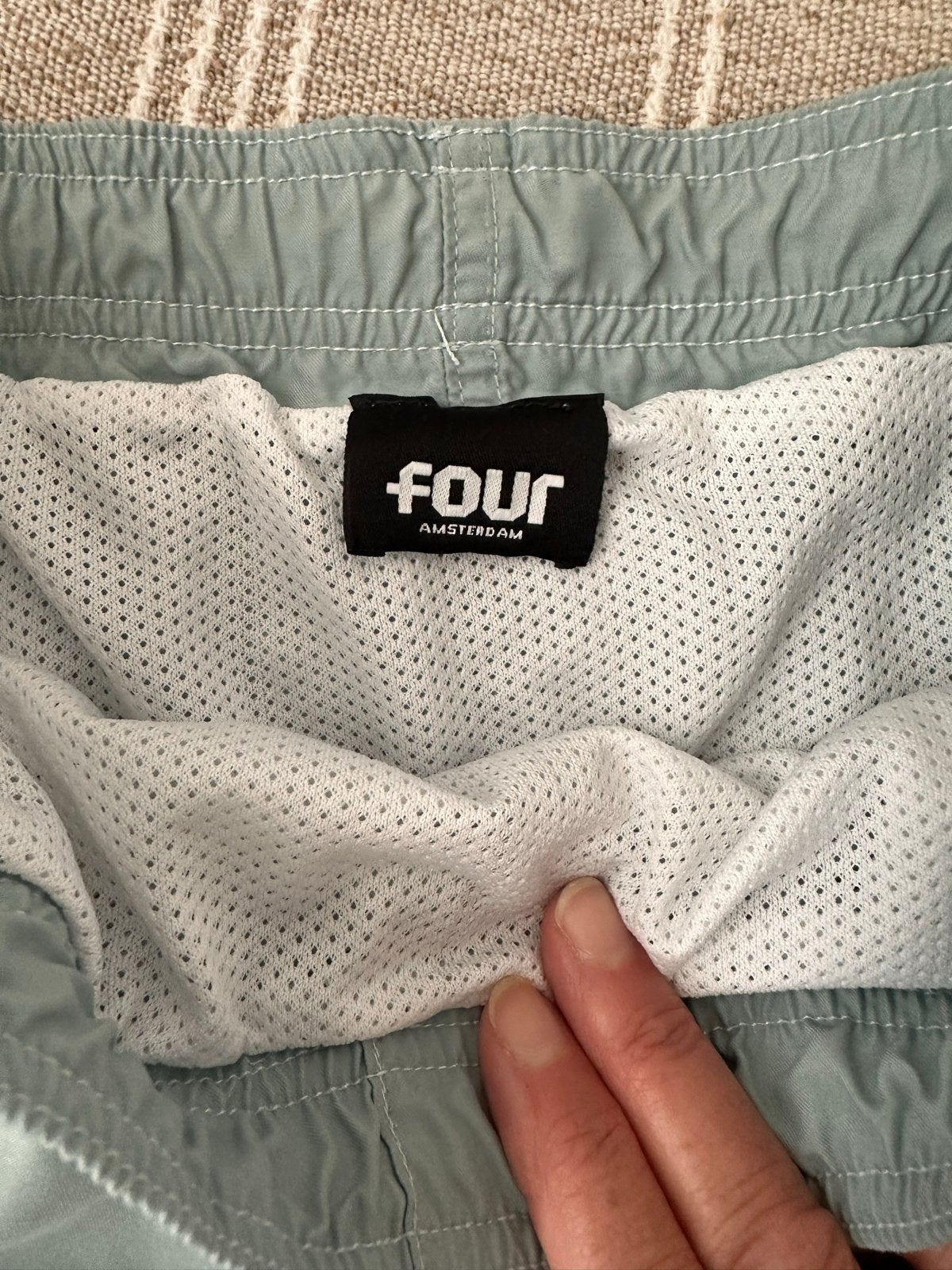 FOUR Amsterdam Zwemshort - Lichtgroen/Grijs, Ophalen, Overige maten, Groen, Zwemshort