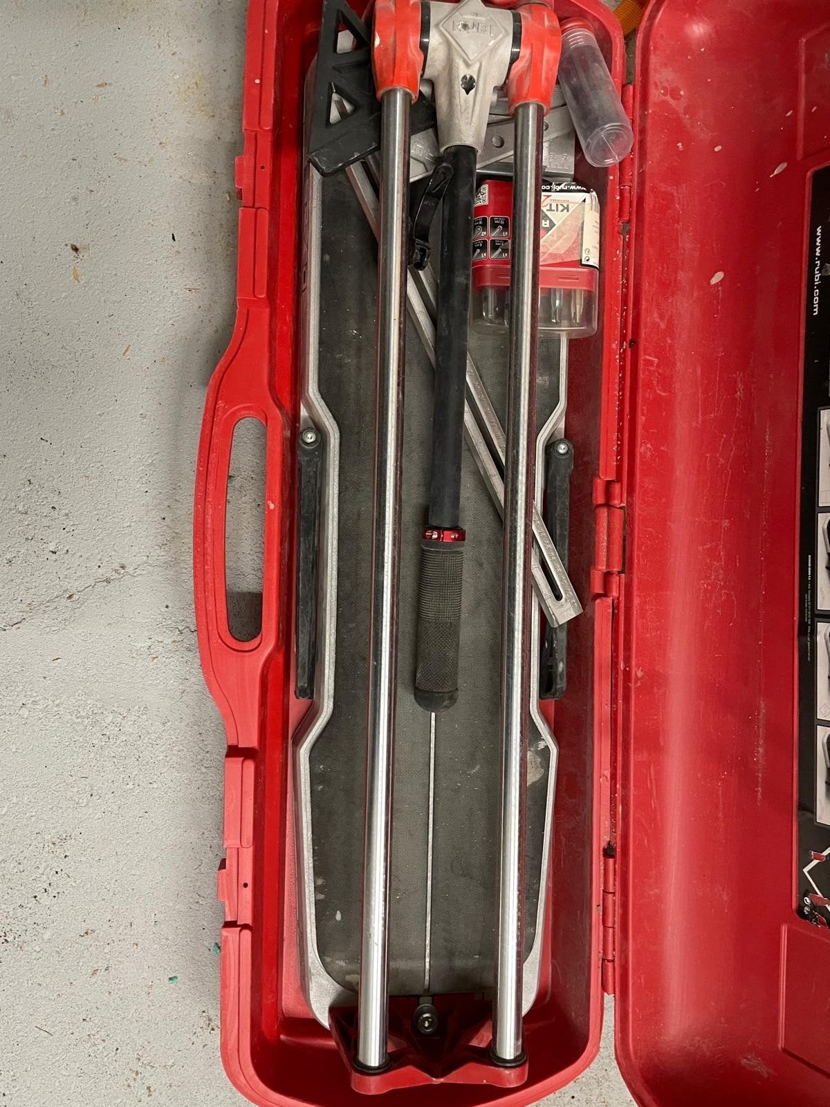 Rubi Speed 62-24 Tegelsnijder met Kit 2, Ophalen of Verzenden, Gebruikt, Overige typen