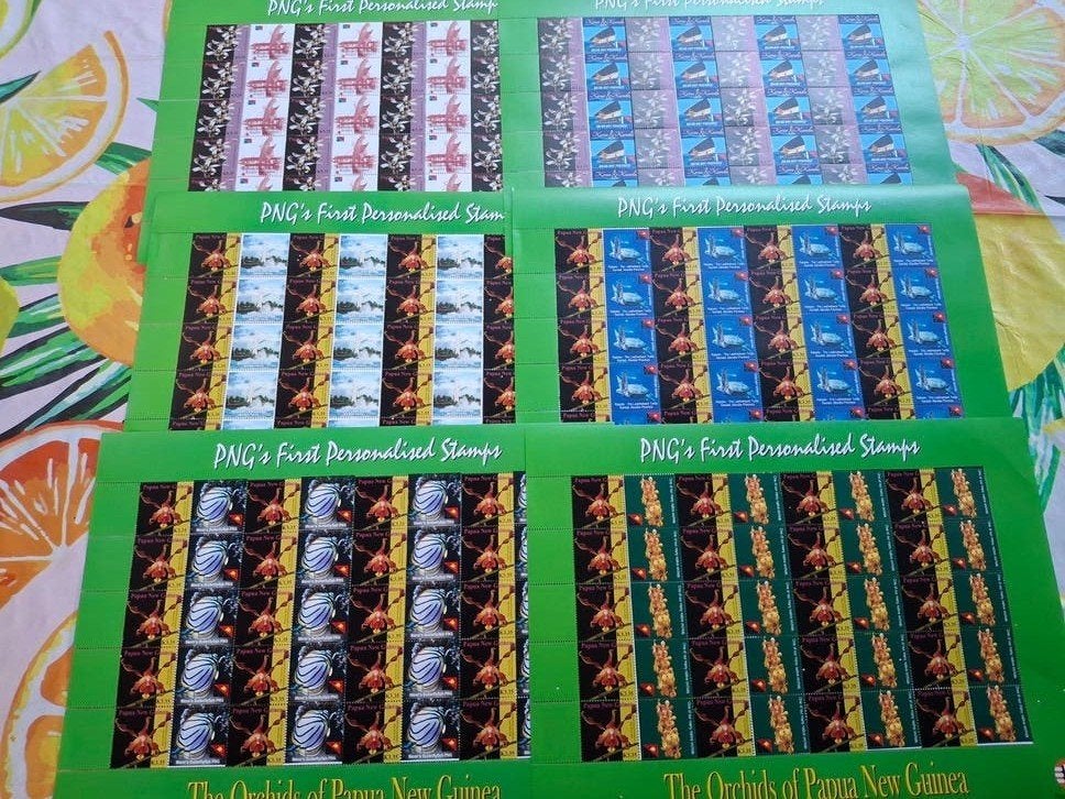 Papoea-Nieuw-Guinea Postzegels - Orchideeën, Postzegels en Munten, Verzenden