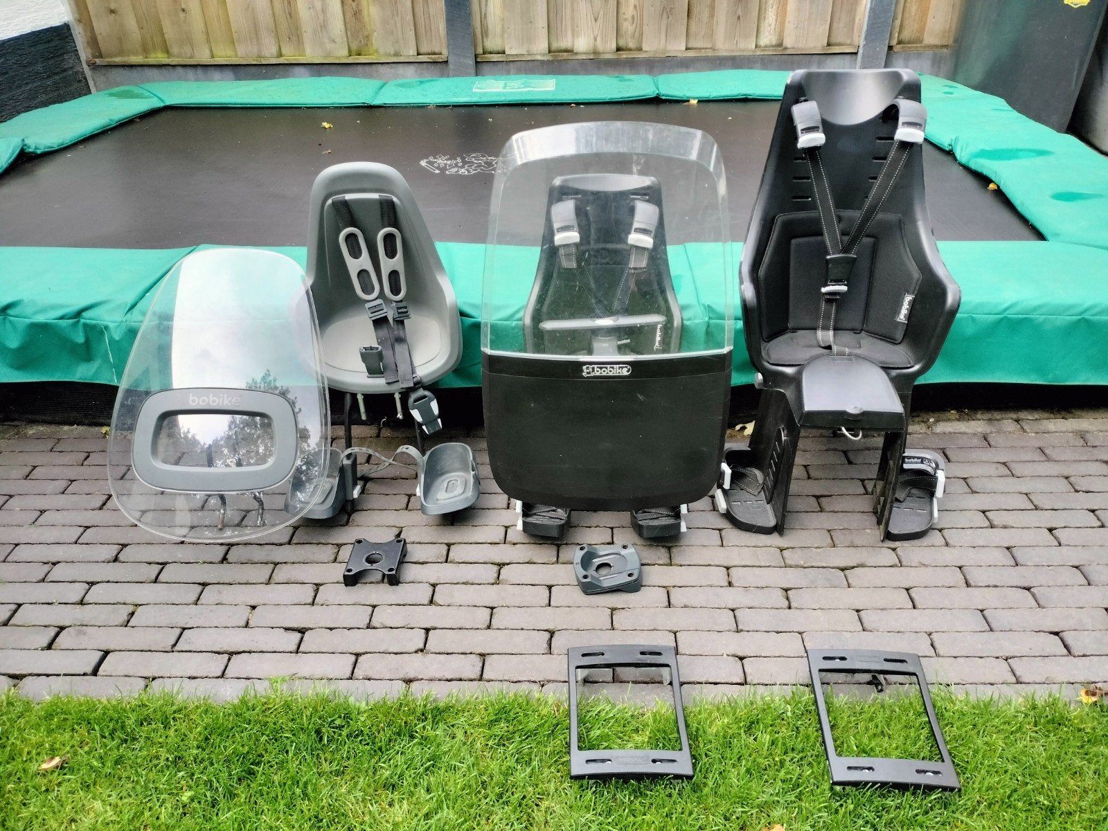 Bobike fietszitjes en windscherm - Complete set, Ophalen, Achterzitje, 9 t/m 18 kg, Bobike