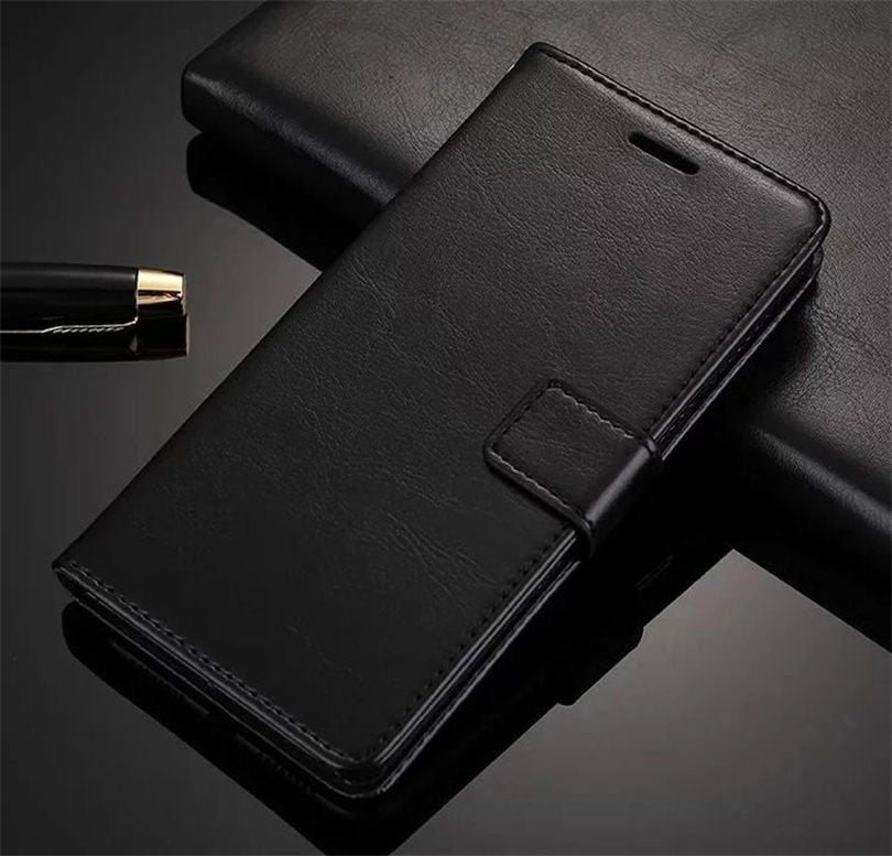 Leren Portemonnee Hoes Samsung S9 S10 S20 S21 Plus Hoesje, Verzenden, Nieuw, Flipcase
