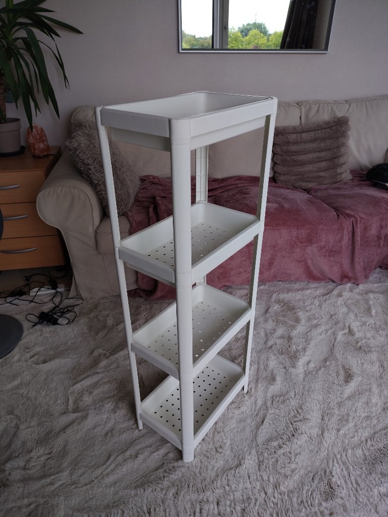 Badkamer kastje vesken, Huis en Inrichting, Badkamer | Badkamermeubels, Ophalen, (Half)hoge kast, 100 tot 150 cm, 50 tot 100 cm