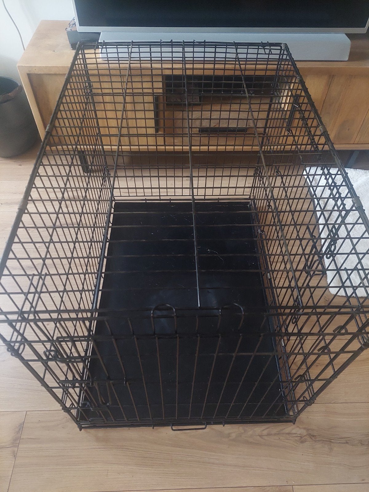 zwarte bench, Dieren en Toebehoren, Ophalen, Gebruikt, 75 tot 110 cm