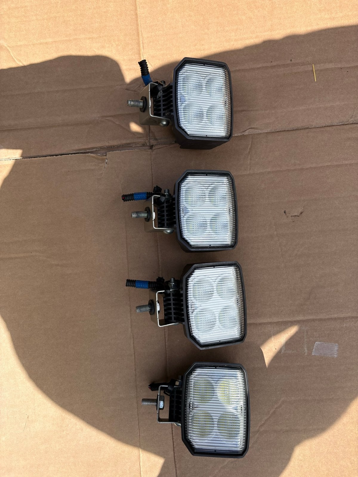 Set van 4 LED Werklampen  merk HELLA, Ophalen of Verzenden, Gebruikt, Universele onderdelen
