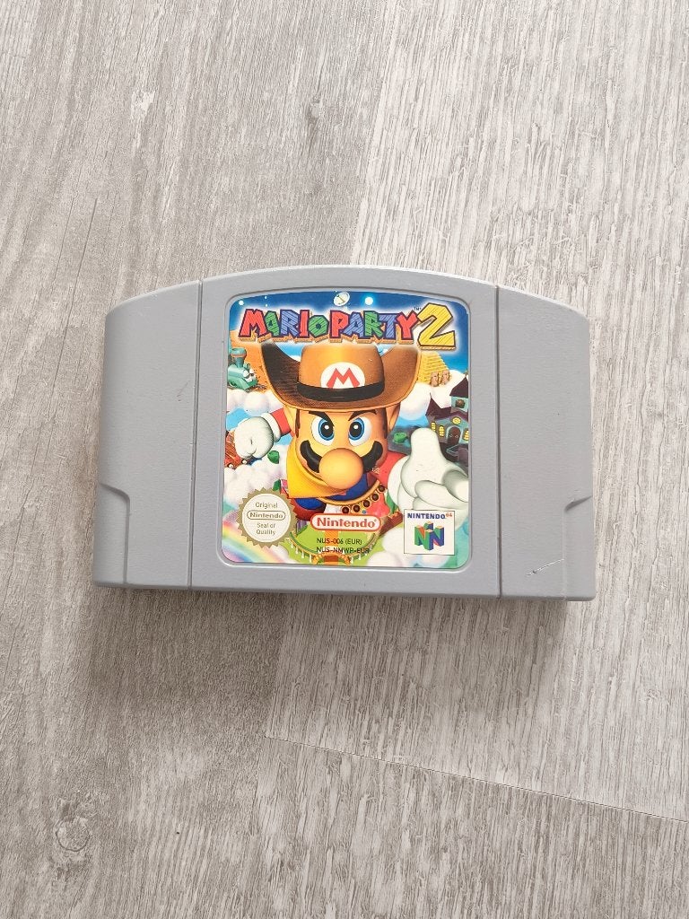Mario Party 2 Nintendo 64 PAL origineel, Puzzel en Educatief, Gebruikt, Ophalen of Verzenden, 3 spelers of meer