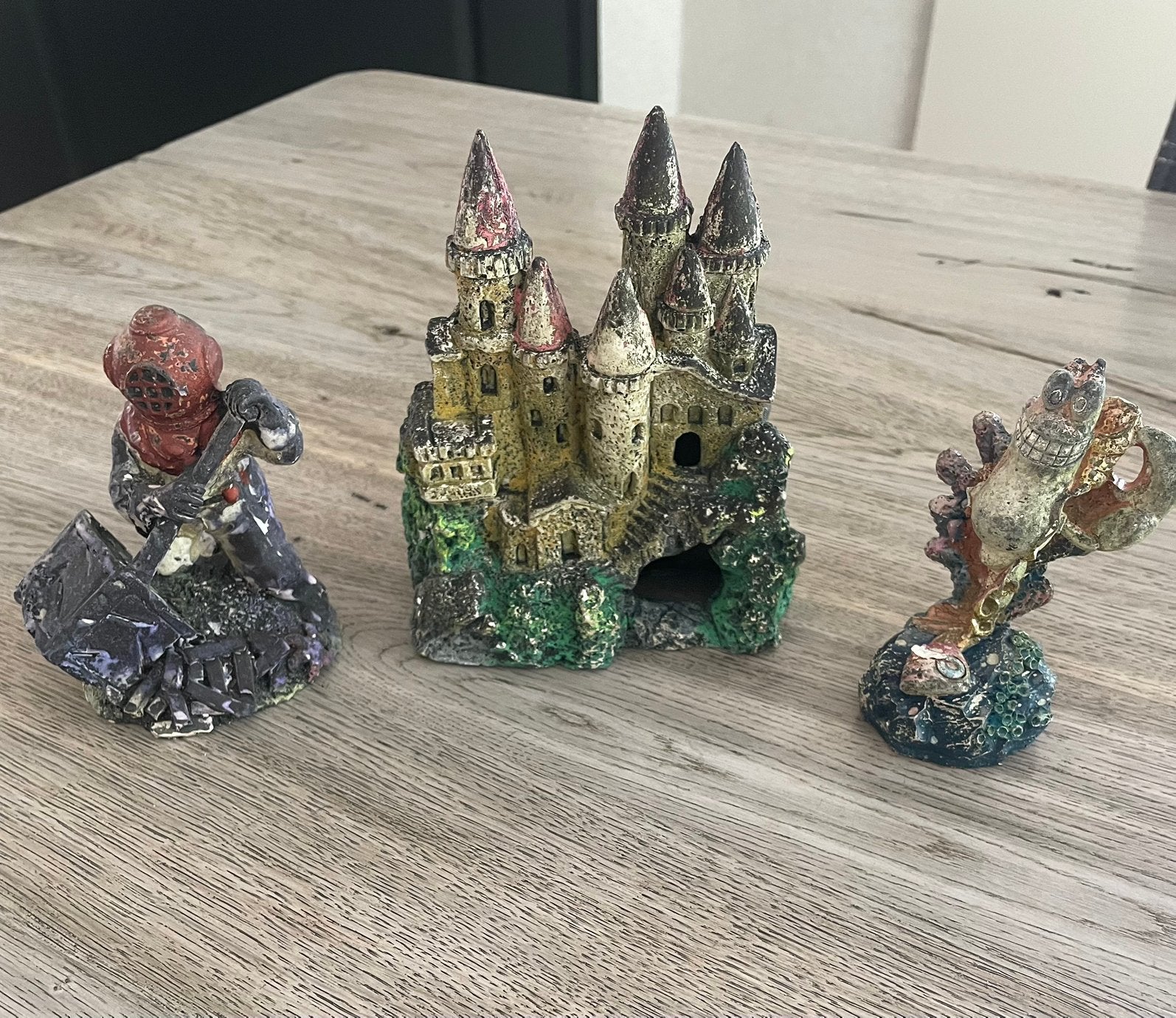 Aquarium decoratie ornamenten. 3 stuks, Ophalen of Verzenden, Zo goed als nieuw