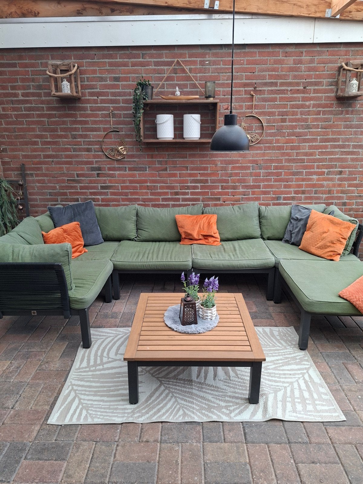 Loungeset 6 personen - Flexibel op te stellen, Ophalen, Gebruikt