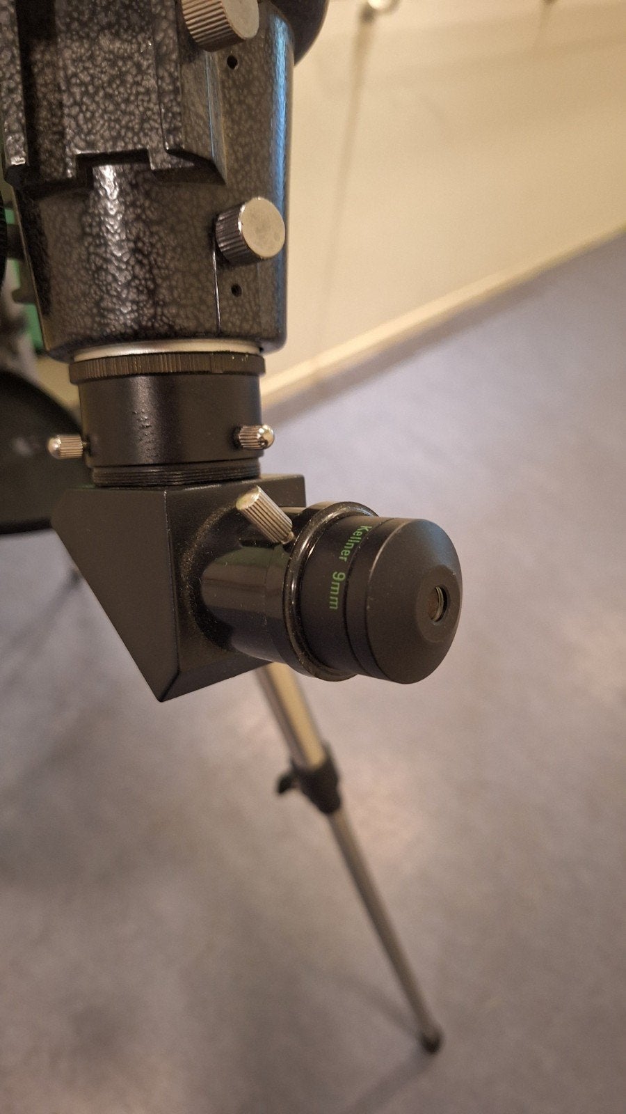 9 cm 🤓 Grote betaalbare refractor telescoop 90/910mm op EQ., Audio, Tv en Foto, Ophalen, Lenzentelescoop (refractor), 80 tot 200 mm