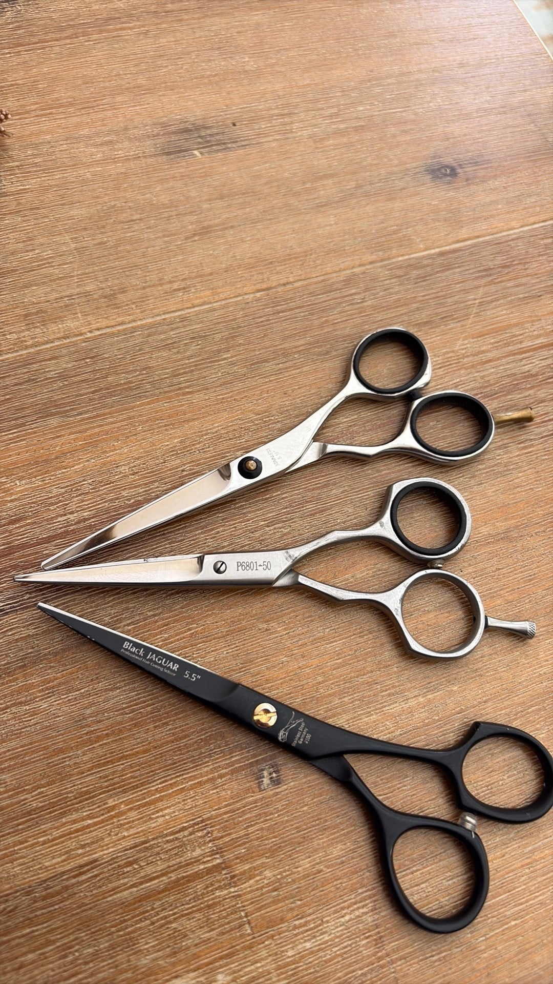 3 x jaguar kappersscharen, Ophalen of Verzenden, Zo goed als nieuw