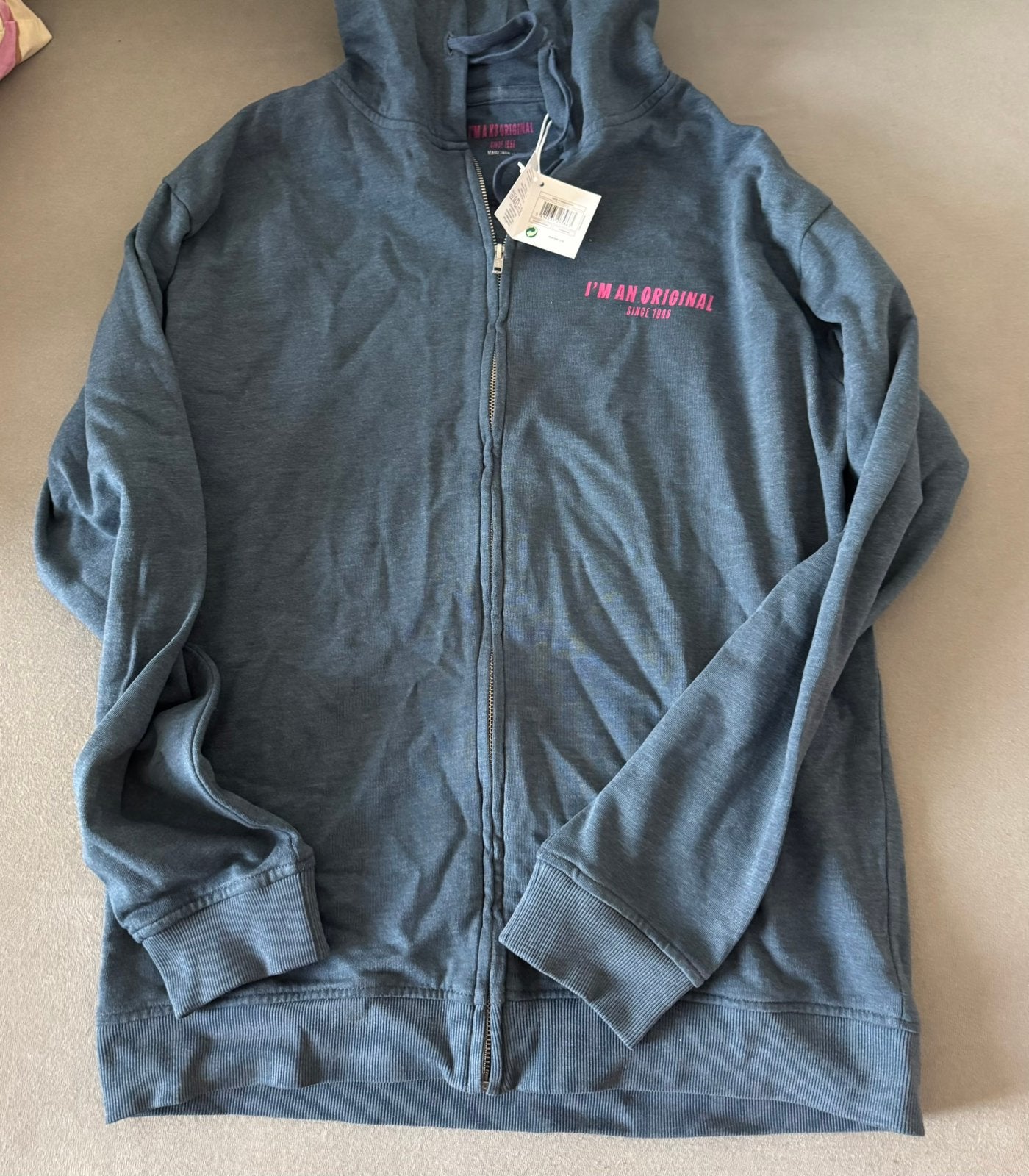 Hoodie met Rits van K3 Originals Merchandise L/XL nieuw, Kleding | Dames, Ophalen of Verzenden, Nieuw, Maat 42/44 (L), Blauw