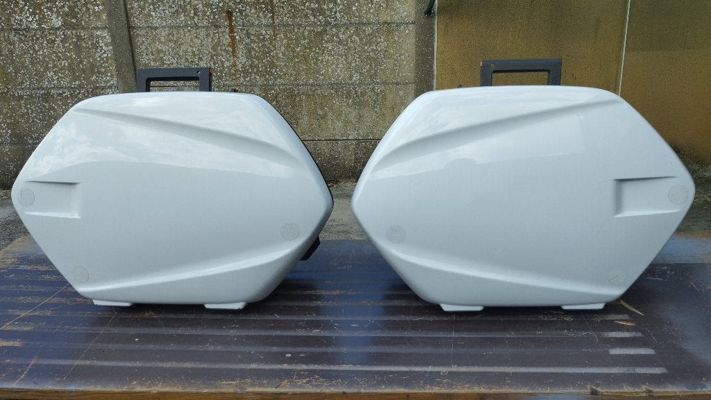 Originele harde Yamaha koffers MT-09 Tracer,Tracer 700 , FJR, Motoren, Accessoires | Koffers en Tassen, Ophalen, Gebruikt