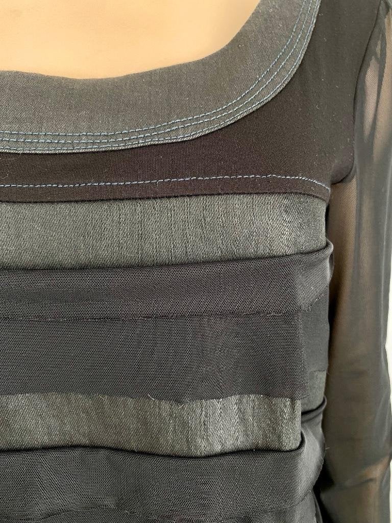 G633 Didi mt. M=40 jurk jurkje zwart met rekbaar jeans, Kleding | Dames, Jurken, Maat 38/40 (M), Zwart, Didi, Ophalen of Verzenden