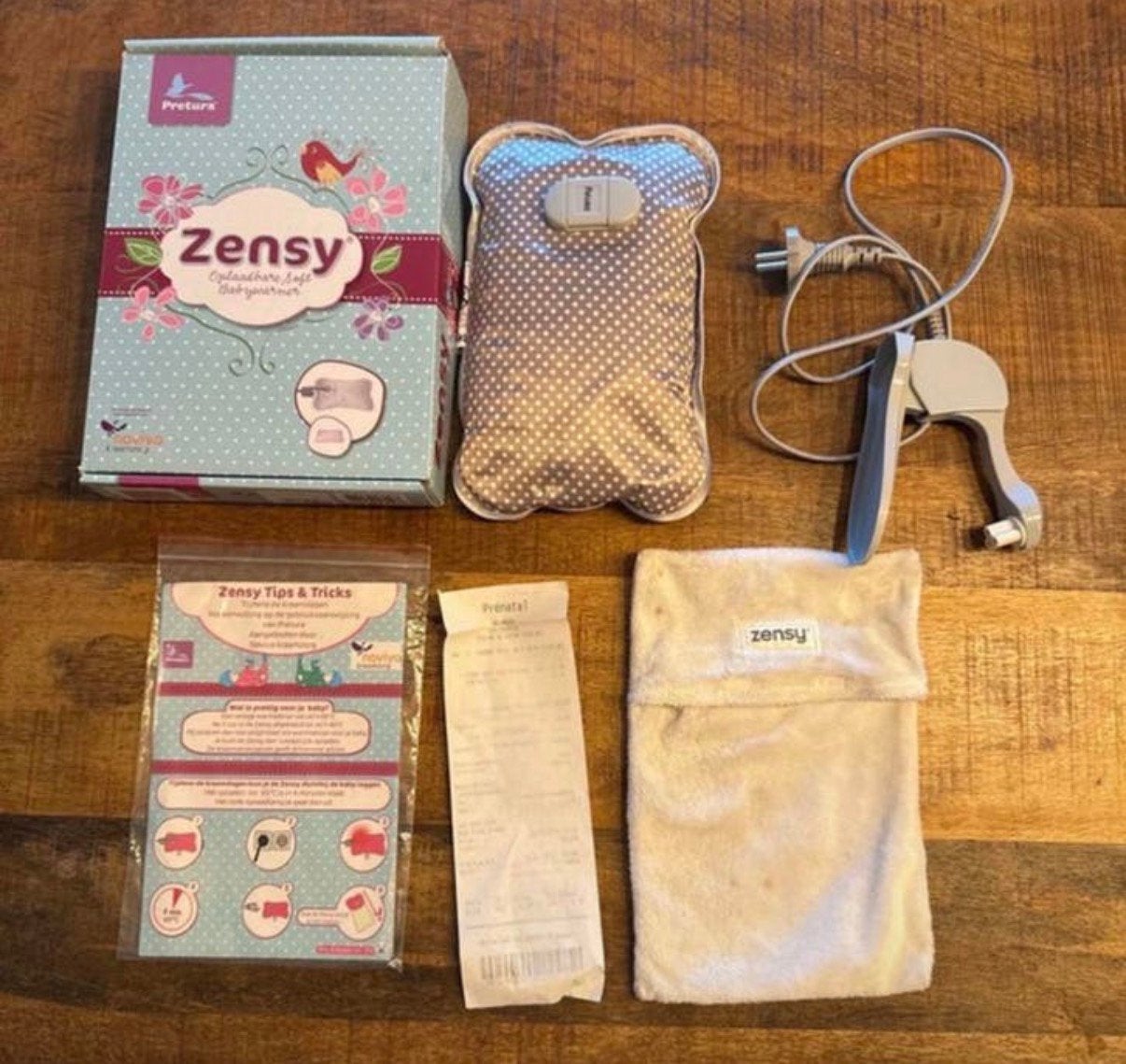 Zensy Elektrische Baby Kruik - Inclusief Bon en Doos, Kinderen en Baby's, Ophalen of Verzenden, Gebruikt, Overige typen