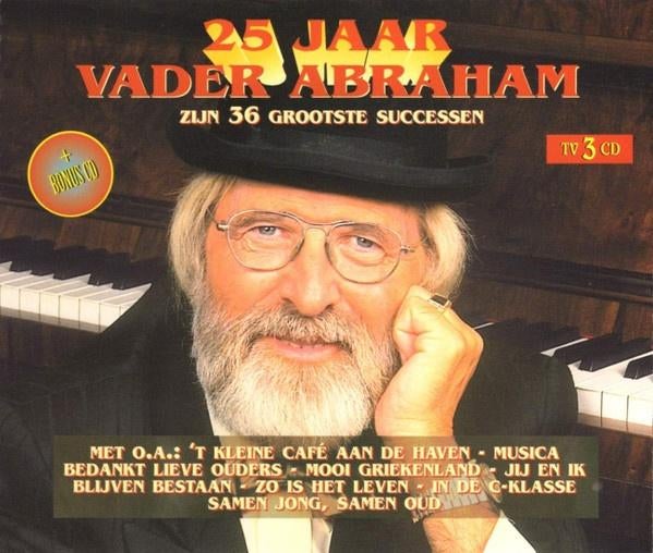 VADER ABRAHAM 3 CD 25 JAAR ZIJN 36 GROOTSTE SUCCESSEN, Ophalen of Verzenden, Zo goed als nieuw, Levenslied of Smartlap