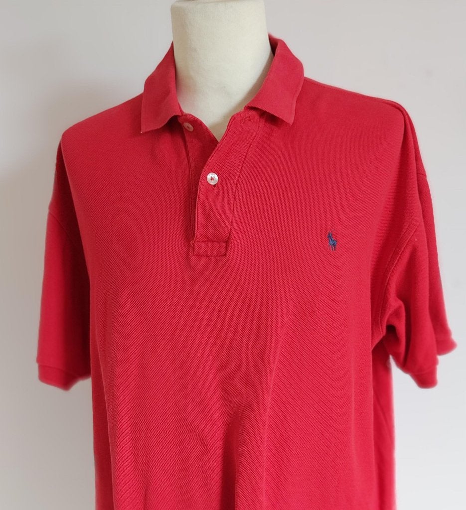 Ralph Lauren polo in maat L, Maat 52/54 (L), Verzenden, Ralph Lauren, Gedragen