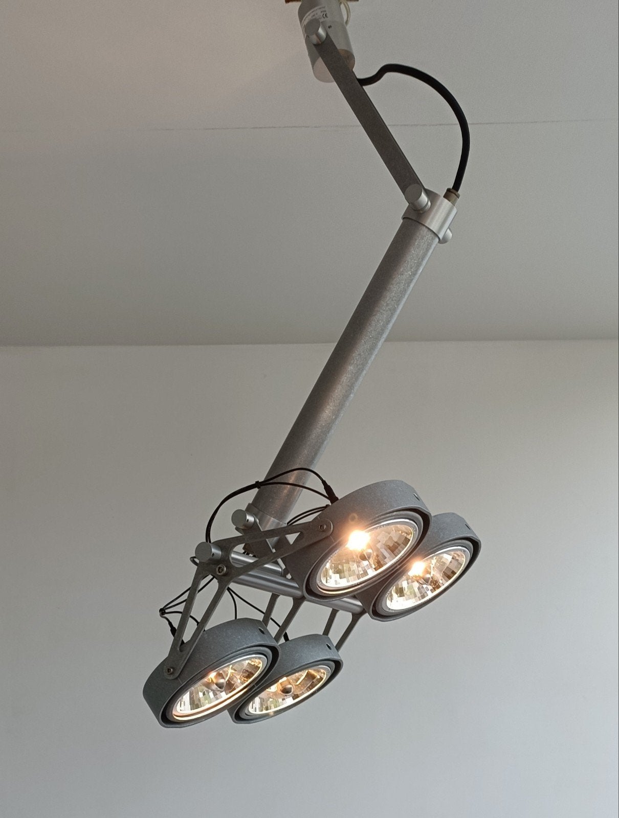 Modular Lighting Instruments Nomad – 4 spots – design, Huis en Inrichting, Lampen | Spots, Halogeen, Dimbaar, Ophalen of Verzenden