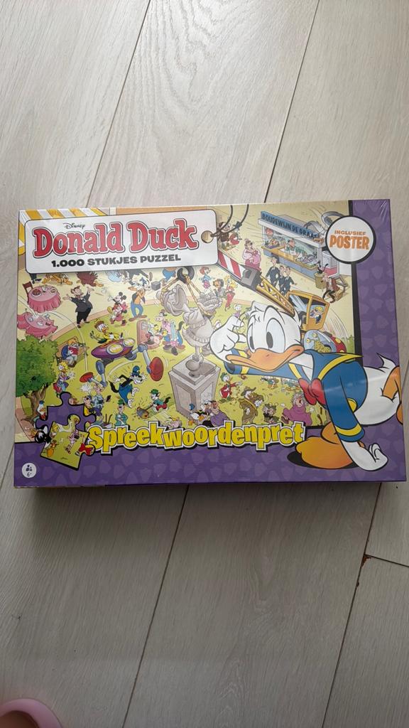 Donald Duck puzzel (nieuw), Ophalen of Verzenden, 500 t/m 1500 stukjes, Nieuw