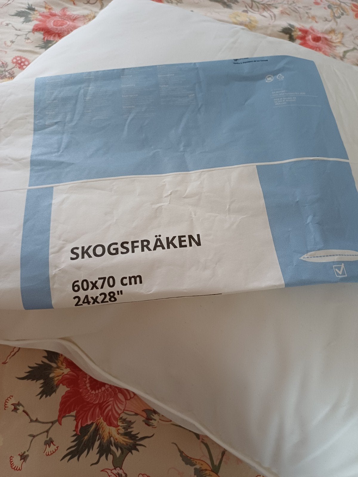 Slaapkussen IKEA, Eenpersoons, Wit, Nieuw, Ophalen of Verzenden