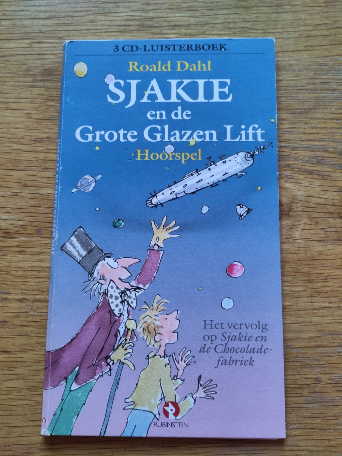Sjakie en de Grote Glazen Lift - Luisterboek (gebruikt), Ophalen of Verzenden, Gelezen, Roald Dahl, Fictie