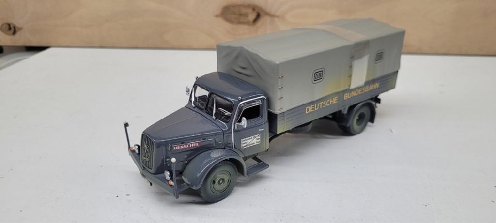Minichamps Henschel HS 140 Canvas Deutsche Bundesbahn, Ophalen of Verzenden, Zo goed als nieuw, Bus of Vrachtwagen, MiniChamps