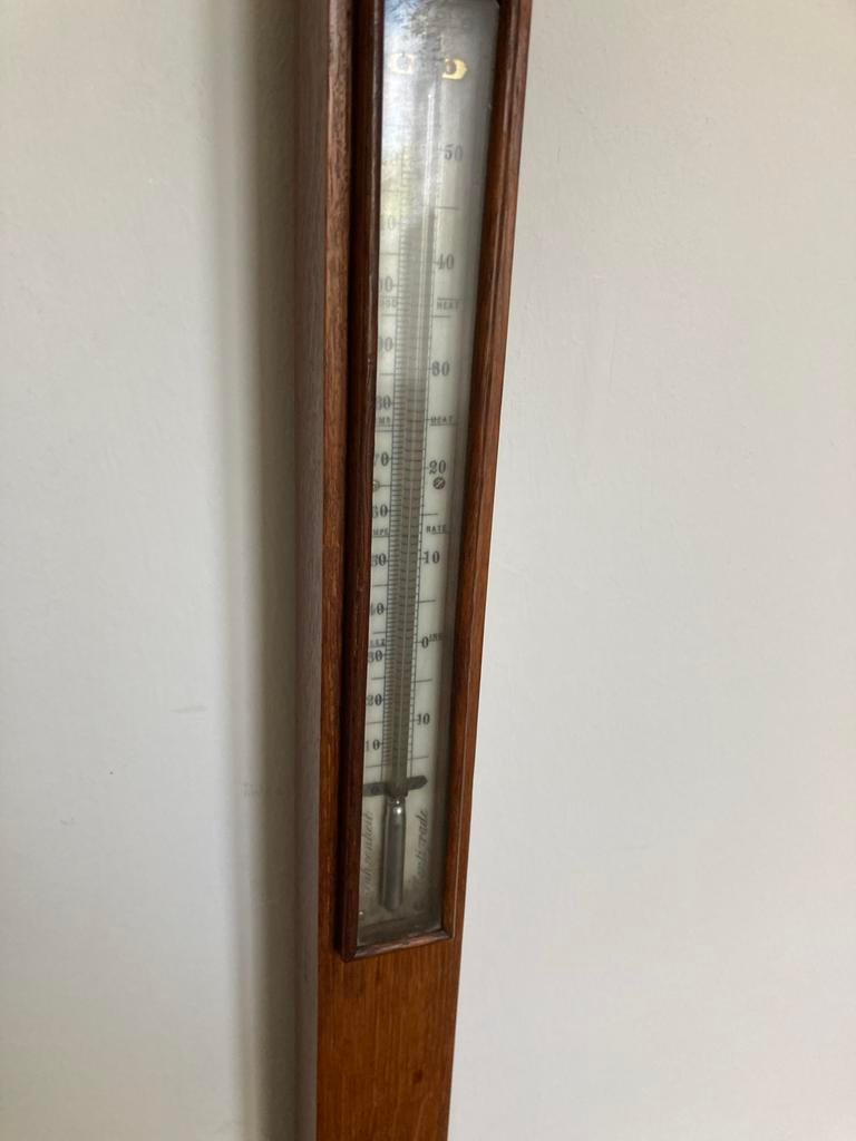 Engelse Victoriaanse Kwik Barometer - 96 cm - Uitstekend, Audio, Tv en Foto, Weerstations en Barometers, Zo goed als nieuw, Barometer