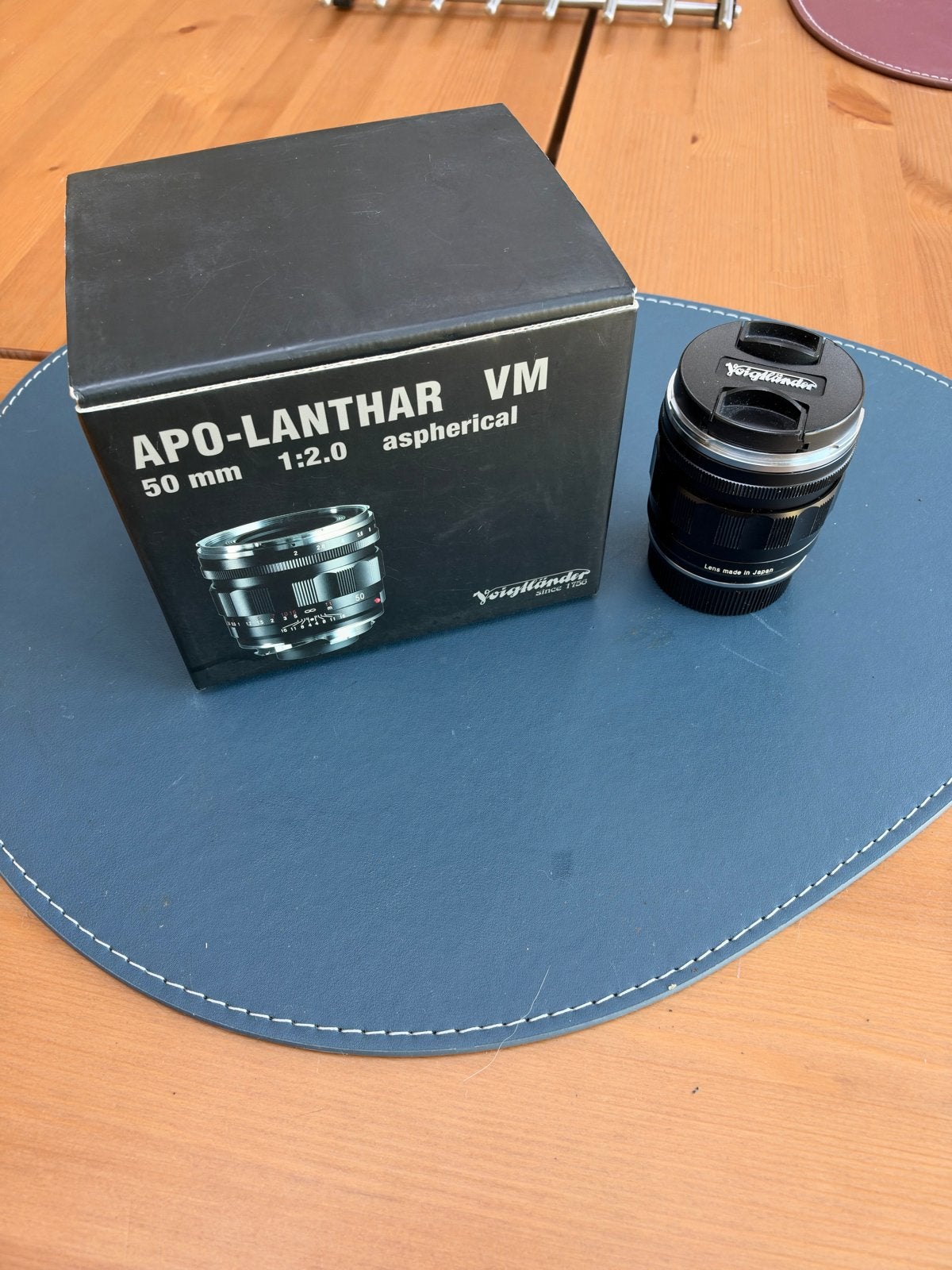 Voigtlander 50mm f2 APO-Lanthar voor Leica M-mount, Ophalen of Verzenden, Zo goed als nieuw, 50 mm, Leica M-mount