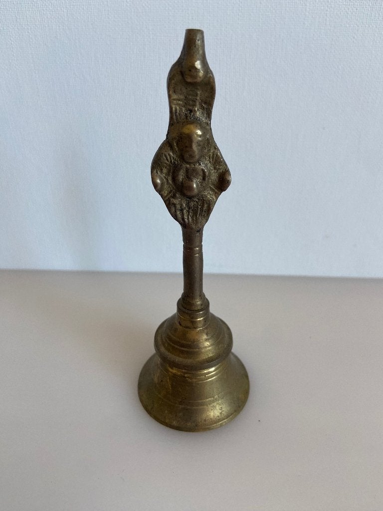 Indiase handbel belletje Cobra? tafelbel koper?messing?, Ophalen of Verzenden, Koper