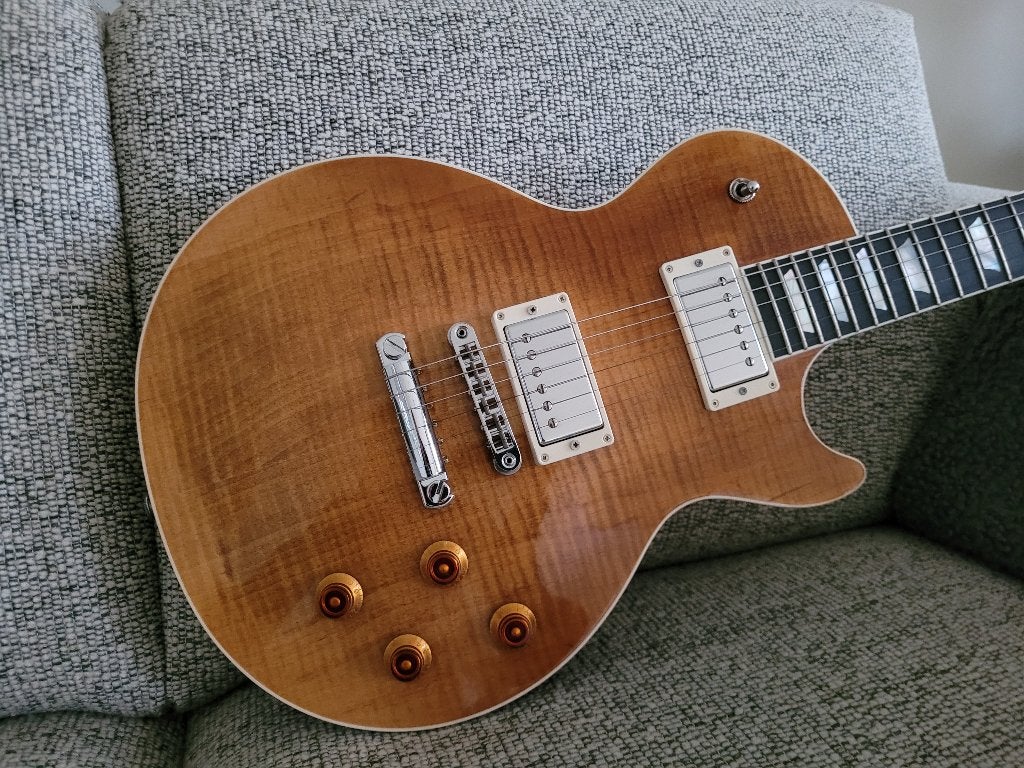 Gibson LP HPII Mojave burst 2018, Ophalen of Verzenden, Zo goed als nieuw, Solid body, Gibson