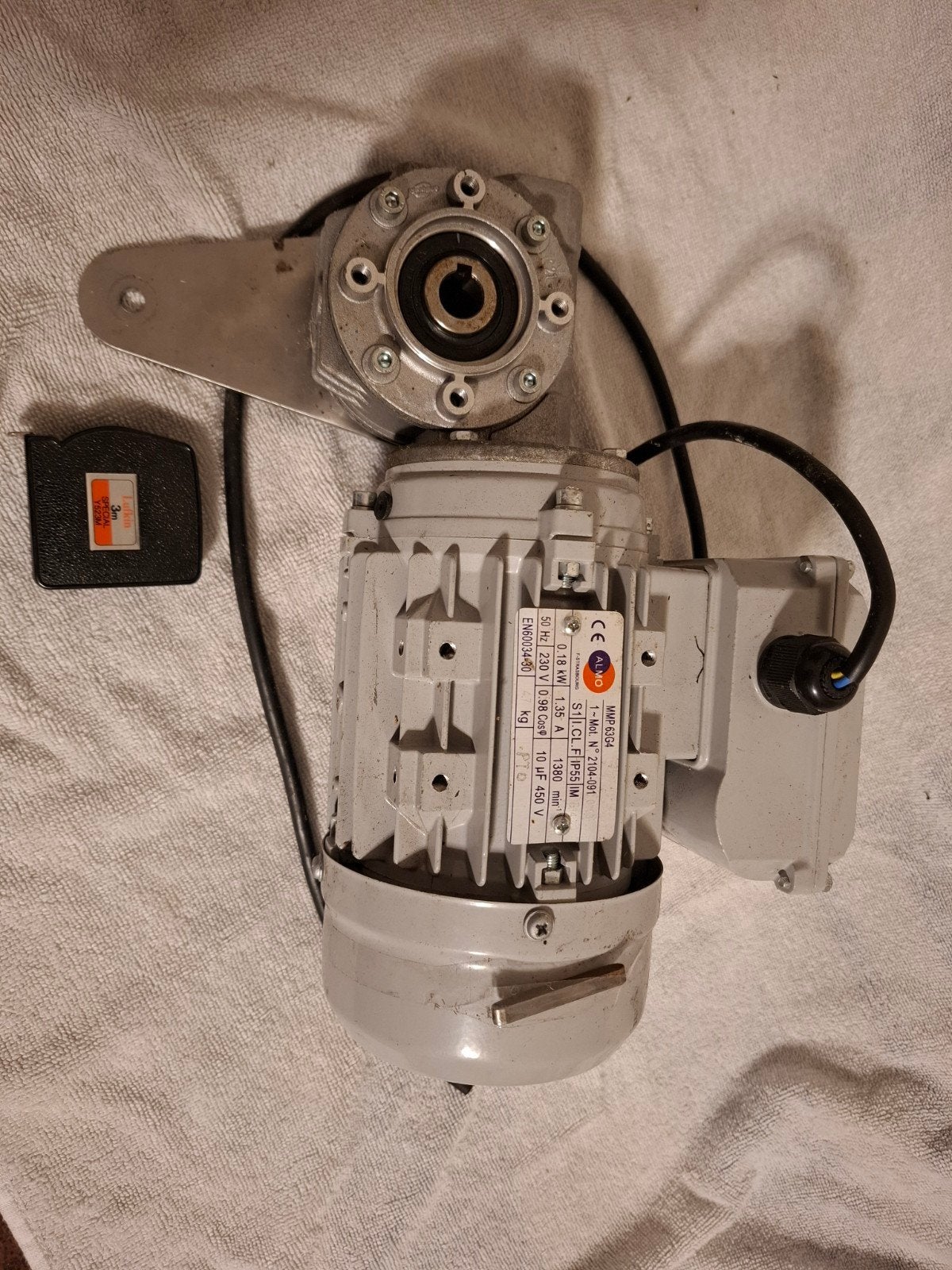 ALMO MMP63G4 Elektromotor met Reductiekast, Ophalen of Verzenden