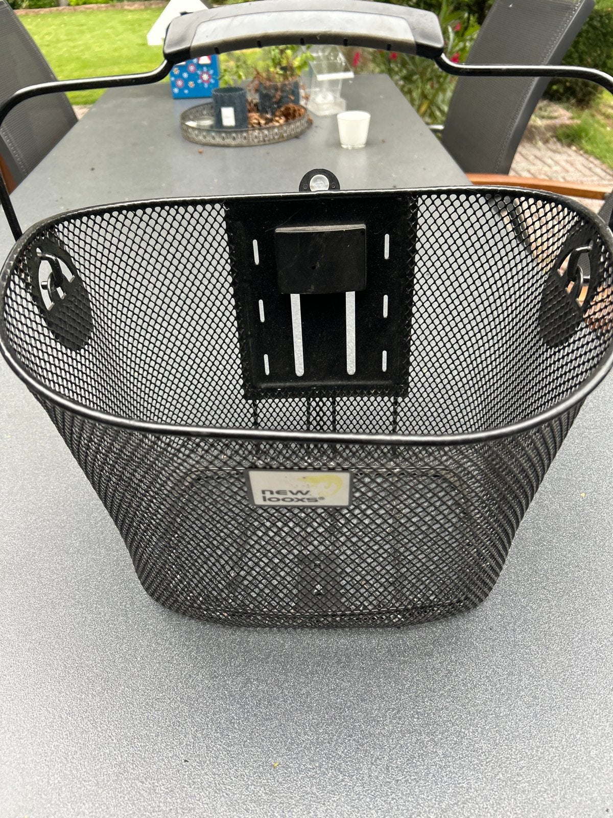 New Looxs Fietsmand met Stuurbevestiging, Ophalen, Zo goed als nieuw, Fietsmand, Stuurbevestiging