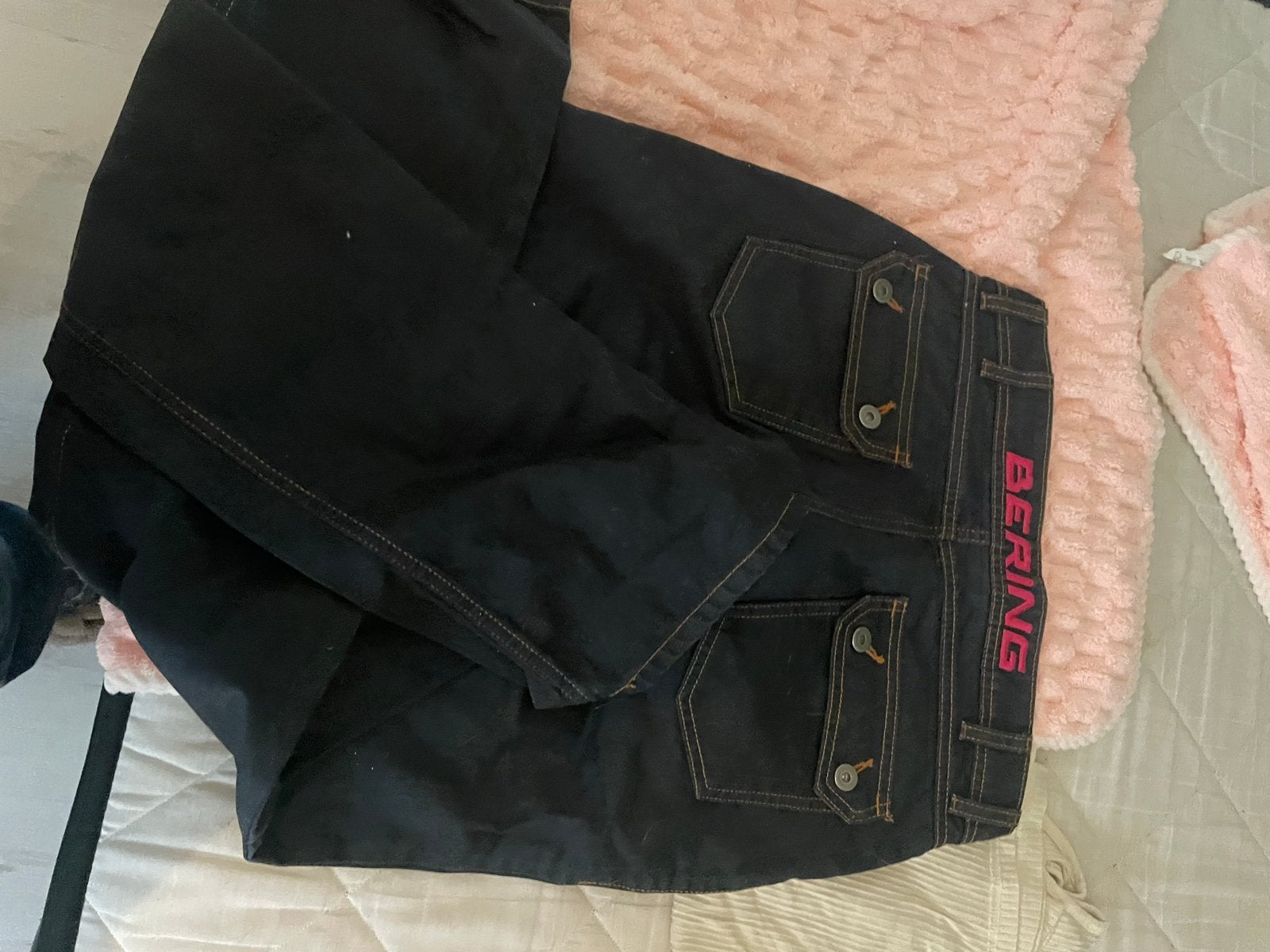 Bering Motor Spijkerbroek - Stijlvol en Beschermend, Motoren, Ophalen, Tweedehands, Heren, Broek | textiel