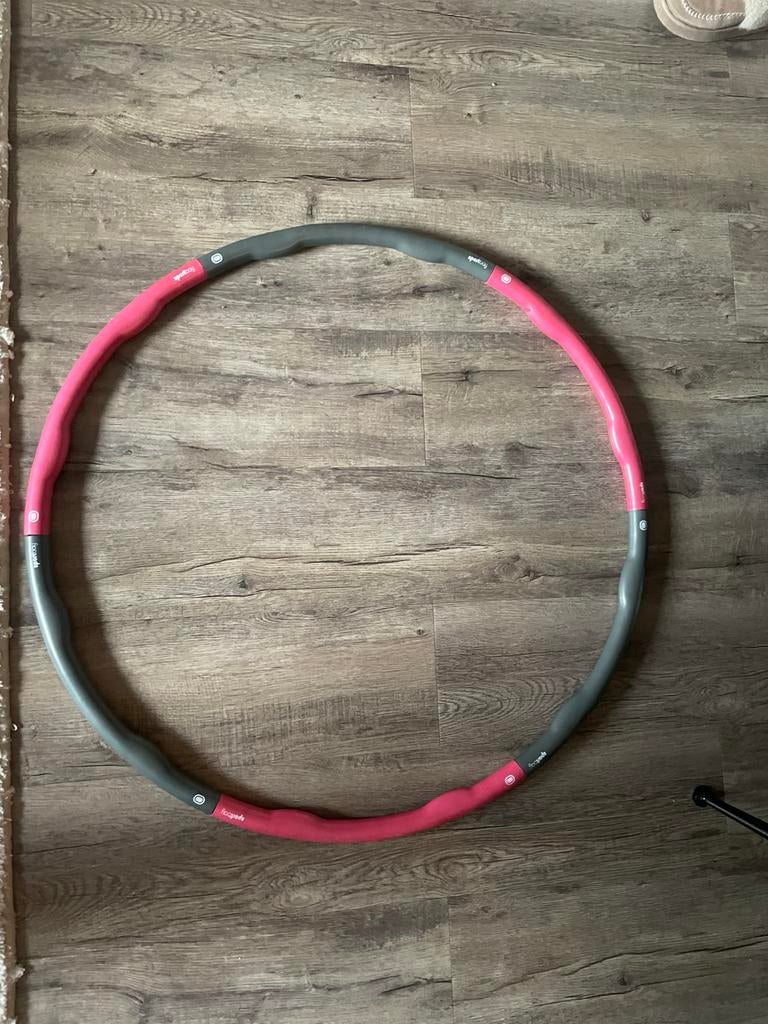 Fitness hoelahoep met gewicht - Gebruikt, Ophalen of Verzenden, Met gewicht, Gebruikt, Fitness hoelahoep