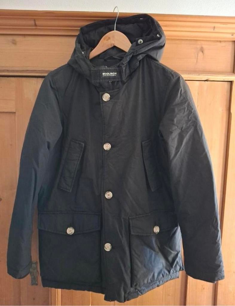 Originele Woolrich jas maa 146/152, Ophalen of Verzenden, Zo goed als nieuw, Meisje, Jas