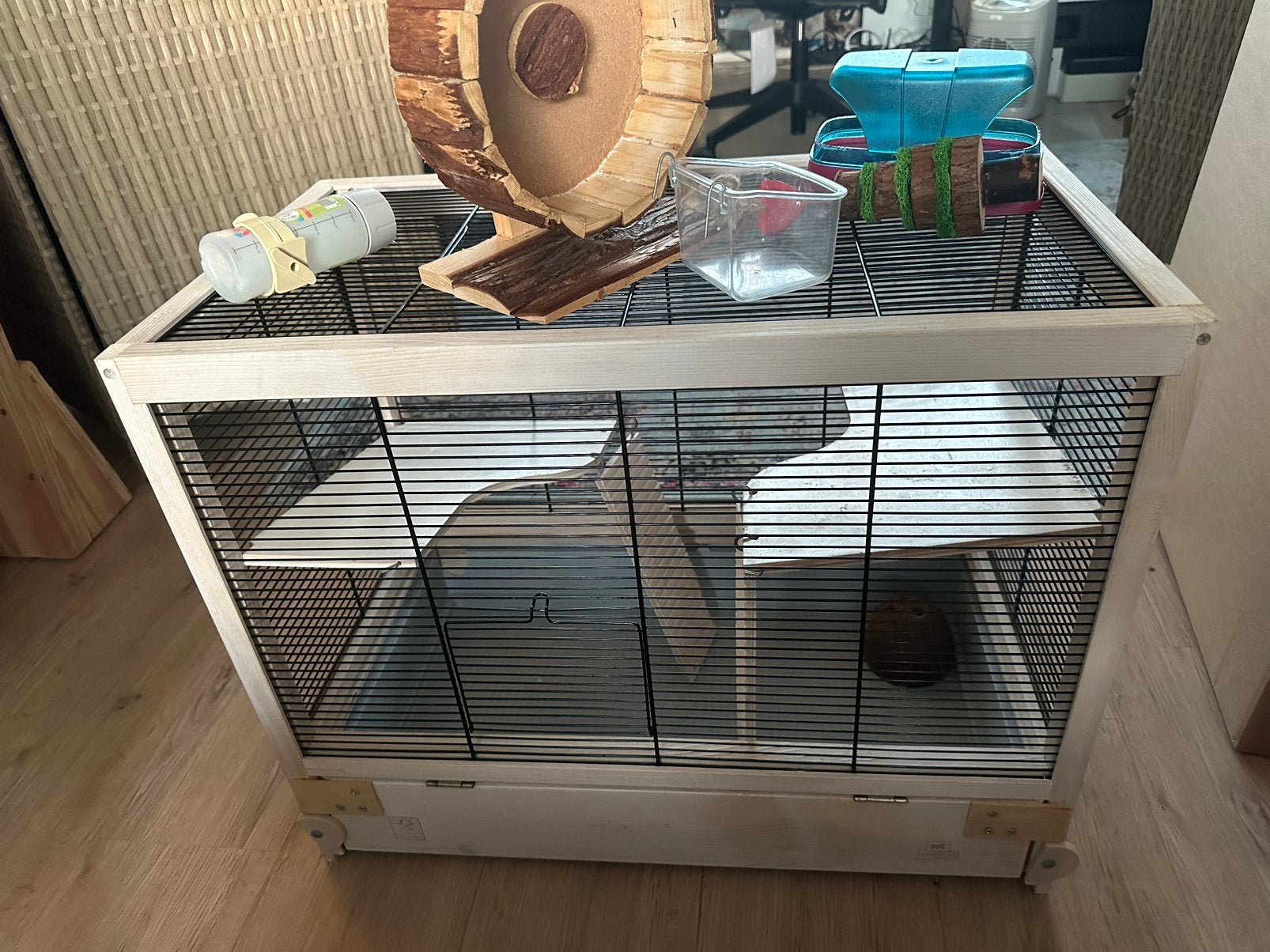 Hamsterkooi muizenkooi gerbilkooi, Dieren en Toebehoren, Kooi, Gebruikt, Muis, 75 tot 110 cm
