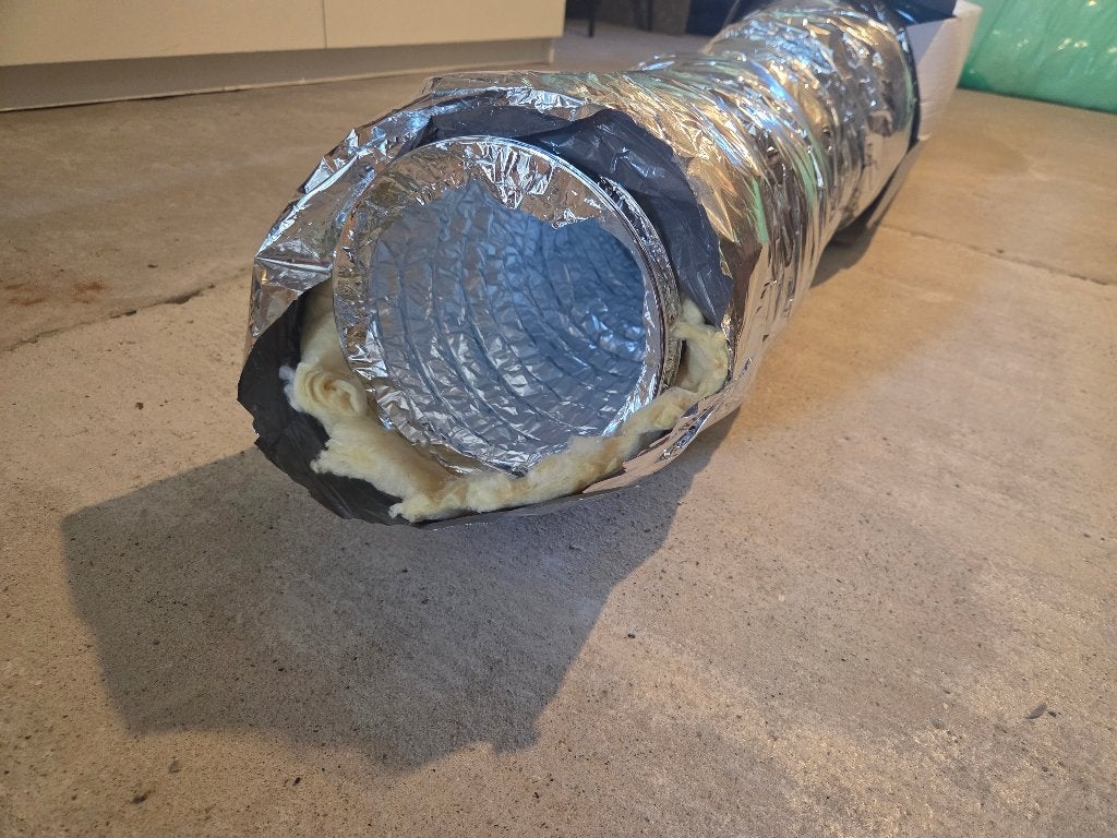 Isodec thermisch geisoleerde ventilatieslang, Ø180 mm, Ophalen of Verzenden, Nieuw, Afzuiger