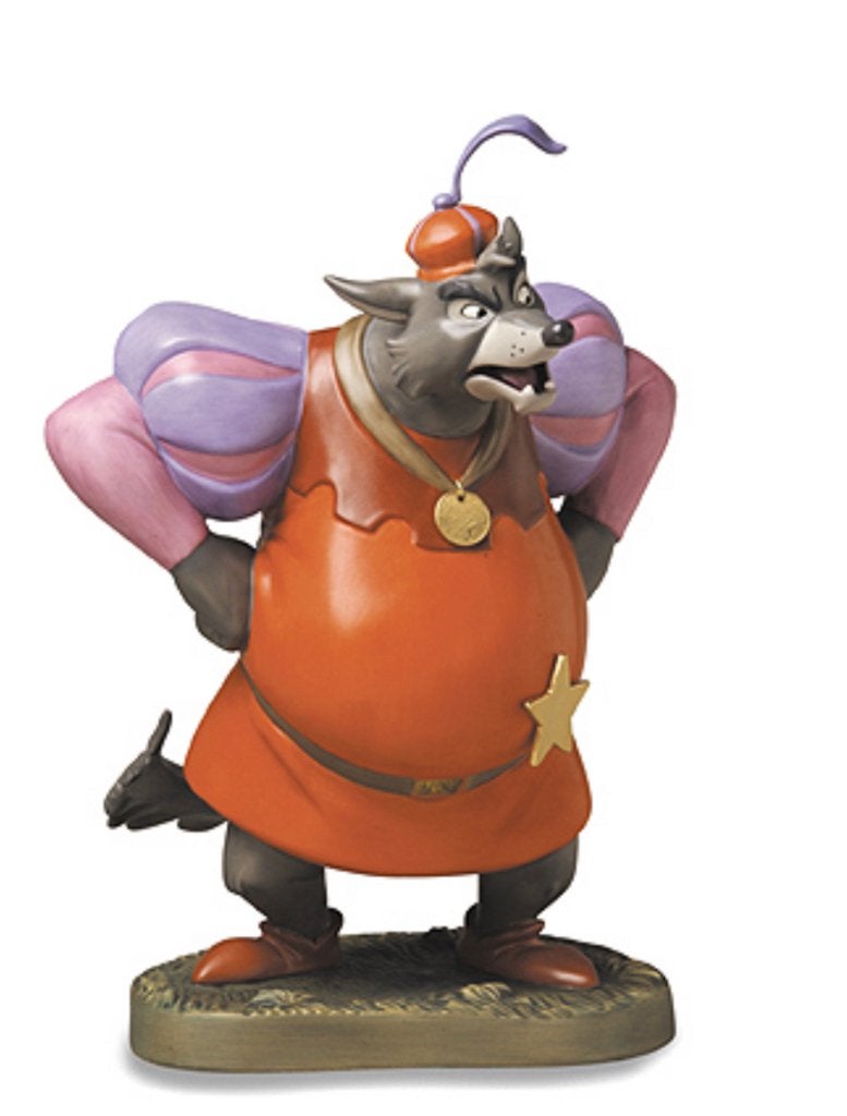 WDCC Disney "Sheriff of Nottingham" Robin Hood, Ophalen, Overige figuren, Zo goed als nieuw, Beeldje of Figuurtje