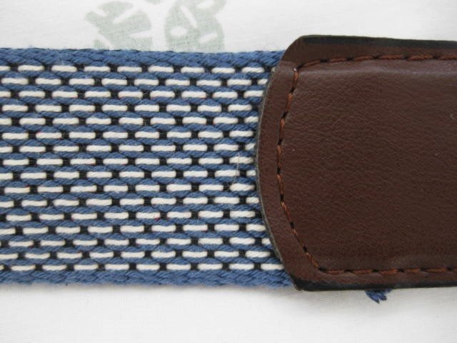 Blauw met bruine riem, 100 cm, Kleding | Heren, Riemen en Ceinturen, 95 tot 105 cm, Overige kleuren, Ophalen of Verzenden, Zo goed als nieuw