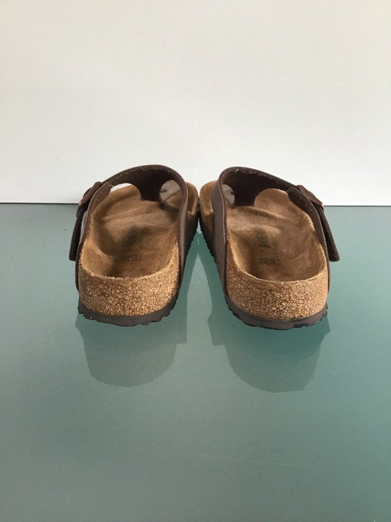 Birkenstock bruine Gizeh 38 | Gratis verzenden, Kleding | Dames, Schoenen, Slippers, Bruin, Verzenden, Zo goed als nieuw