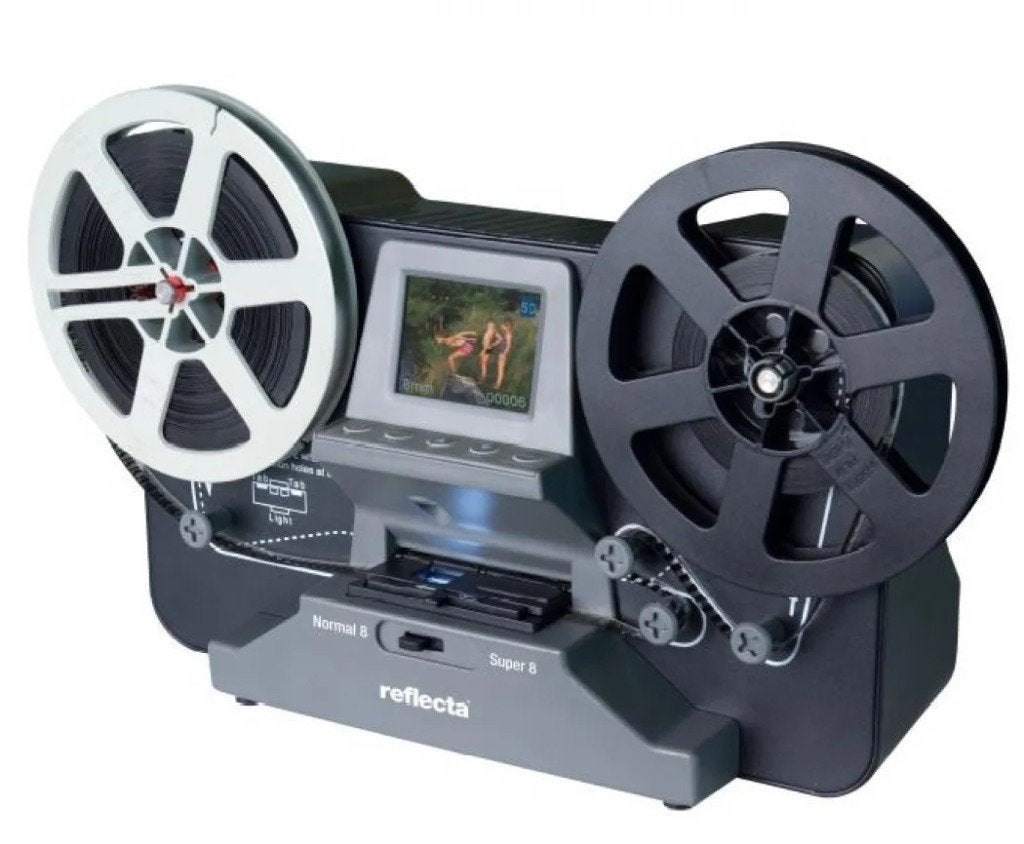 filmscanner projector plakmachine projectiescherm, Film- of Videodigitalisatie