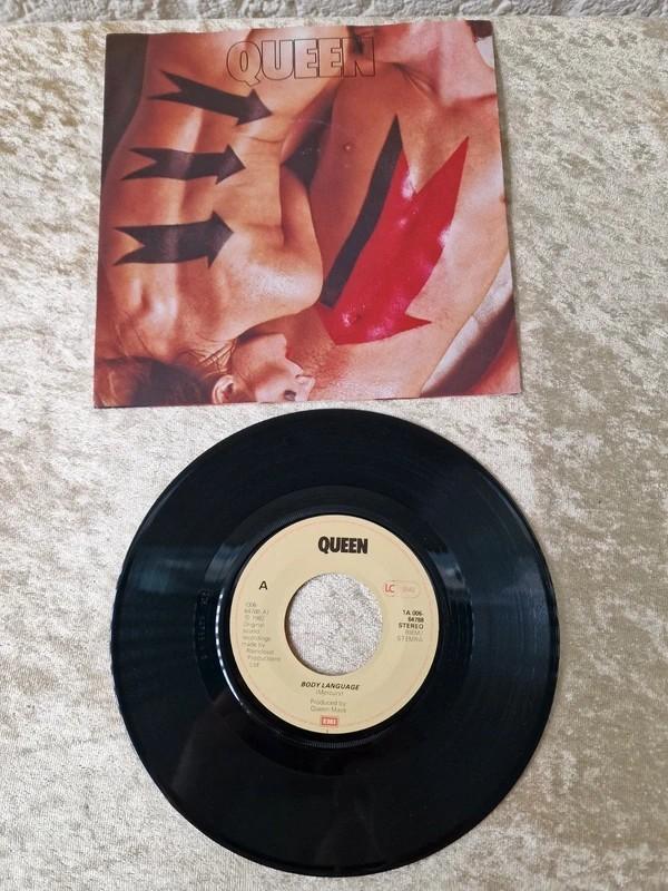 Queen Body Language 7” Vinyl Single 1982, Ophalen of Verzenden, Gebruikt, Pop