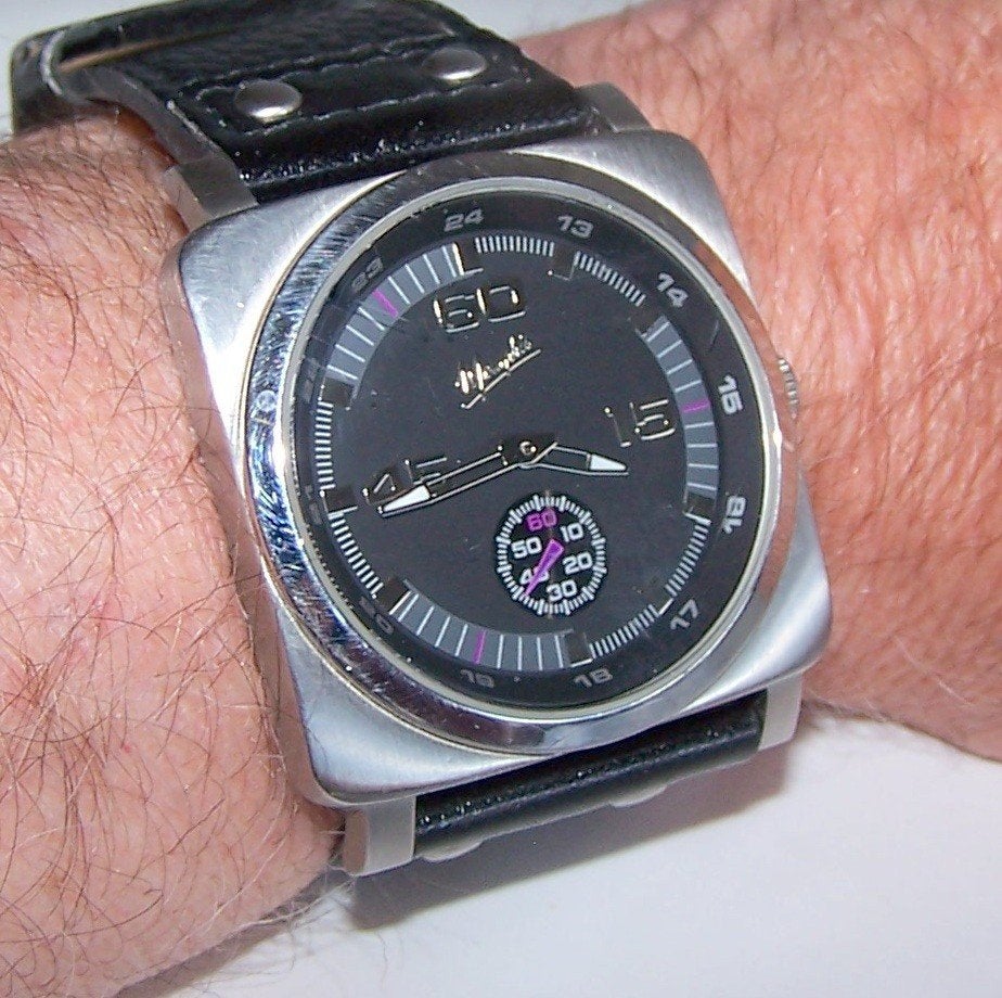 Prachtig Memphis Fonzie herenhorloge. Nieuwstaat., Ophalen of Verzenden, Zo goed als nieuw