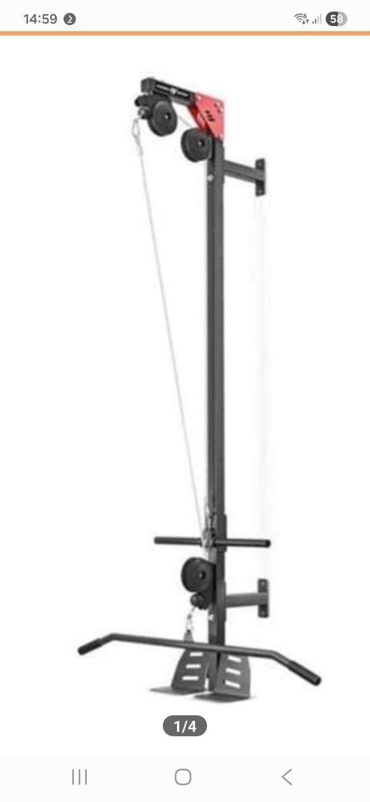 Marbo Sport Krachtstation - Lat Pulldown & Low Row, Sport en Fitness, Fitnessapparatuur, Ophalen of Verzenden