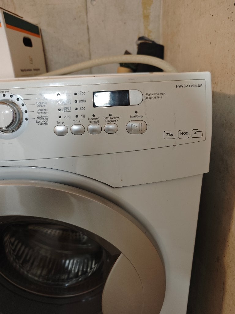 Haier HW70-1479-DF wasmachine (7kg, 1400 toeren), Ophalen, Gebruikt, Energieklasse A of zuiniger, Voorlader