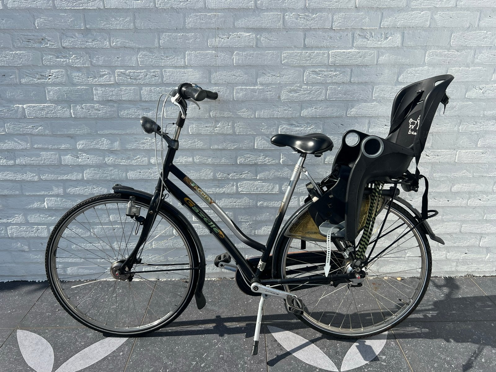 Gazelle Trendy damesfiets met kinderzitje, Fietsen en Brommers, Ophalen, 56 cm of meer, Gazelle, Trommelrem